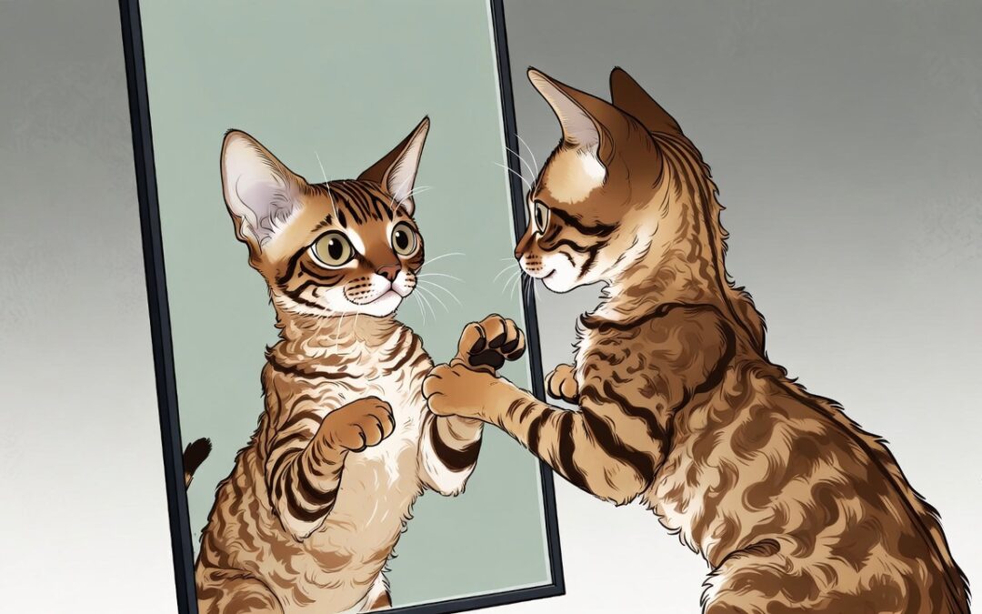 Devon Rex a lustro – największa przyjaźń czy śmiertelny wróg