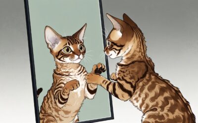 Devon Rex a lustro – największa przyjaźń czy śmiertelny wróg?