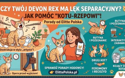 Devon Rex i lęk separacyjny – jak rozpoznać i pomóc kotu, który nie lubi być sam