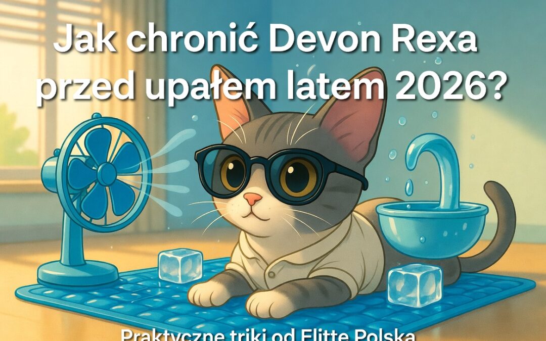 Jak chronić Devon Rexa przed upałem latem 2026? 12 praktycznych trików, które uratują Twoje „kosmiczne elfy”