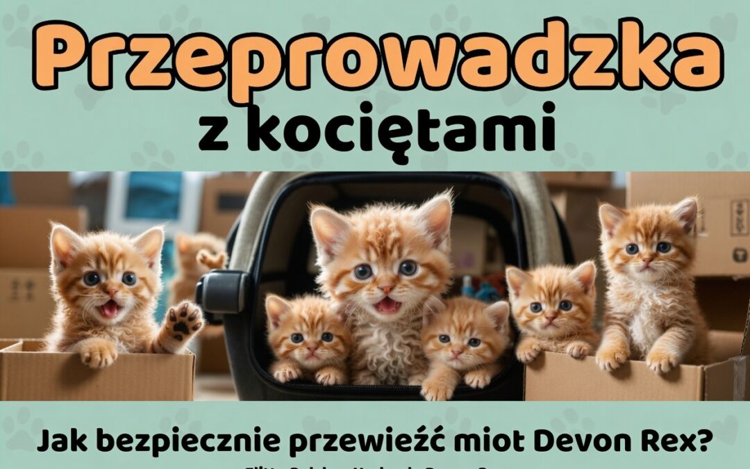 Przeprowadzka z kociętami – jak wygląda transport miotu do nowego domu Poradnik pełen mruczenia i radości!