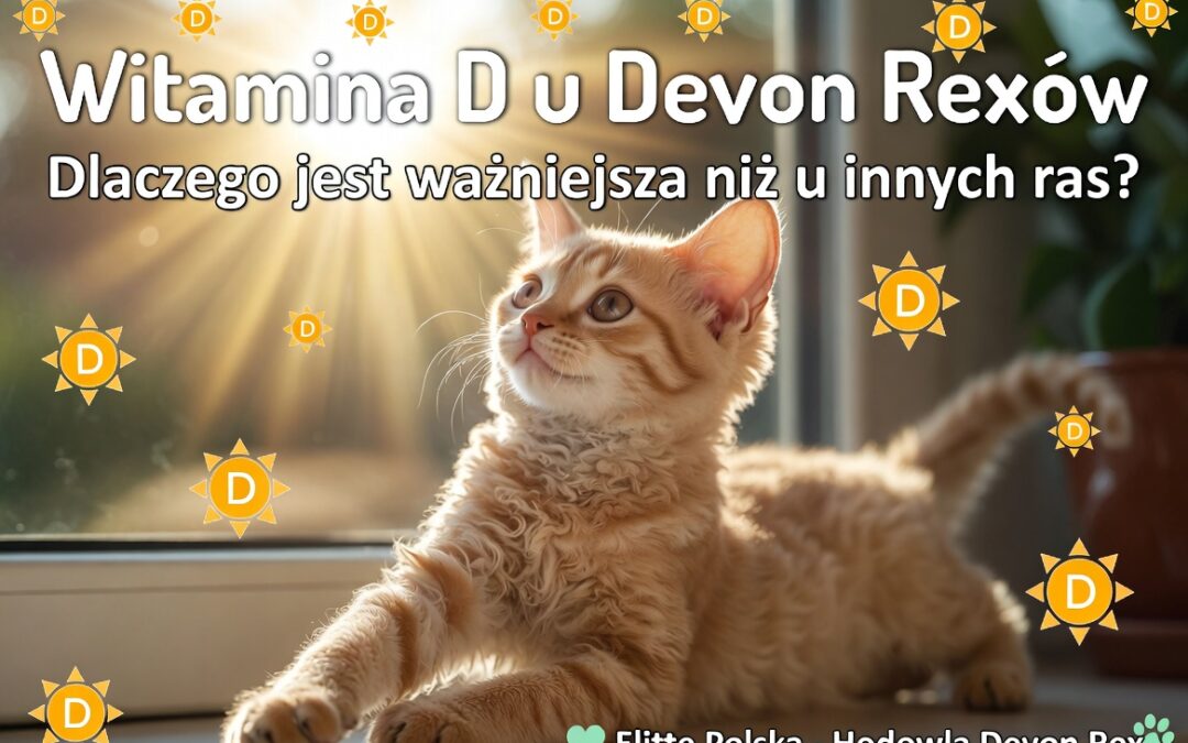 Witamina D u Devon Rexów – dlaczego jest ważniejsza niż u innych ras