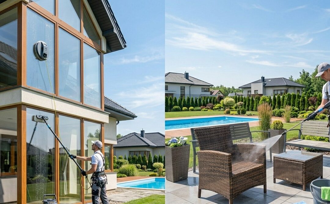 Mycie Okien, Przeszkleń i Ogrodów Zimowych (Crystal View Technology)